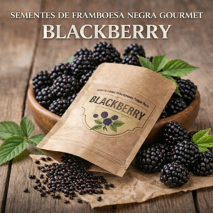 Sementes de Framboesa Preta Gourmet de Polpa Doce | BlackBerry