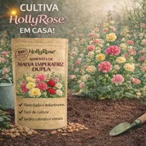 HollyRose: Sementes de Malva Imperatriz Dupla