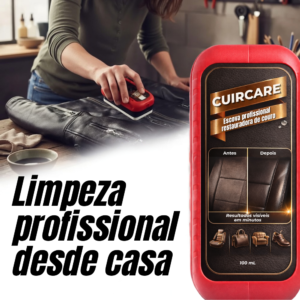 CuirCare: Escova profissional restauradora de couro