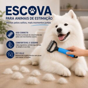 FurBrush: Escova com sistema de redução de pêlos