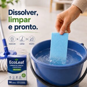 EcoLeaf: Folhas de Detergente Concentrado Ecológicas