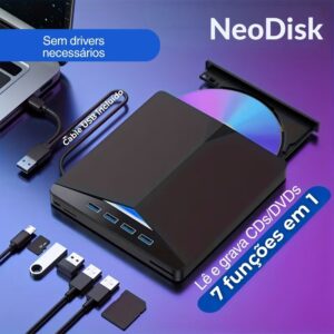 NeoDisk: Leitor USB Externo Universal