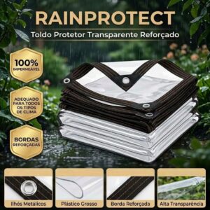 RainProtect: Toldo protetor transparente reforçado